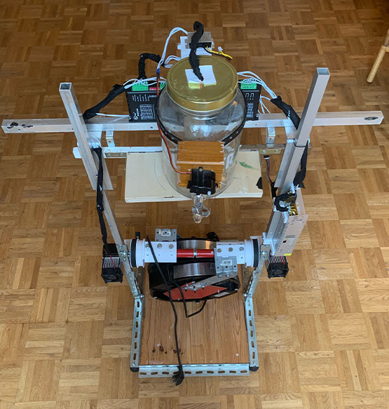 Jack Pop's CIRCUS of SCIENCE | Referent:innen – Pfannkuchenmaschine von Philipp Engmann und Adrian Thomae